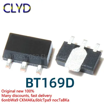 1 шт./лот, новый и оригинальный BT169D BT169M, однонаправленный тиристорный чип BT169 с микроприводом SOT89