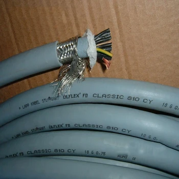 18-жильный экранированный шнур питания с двойной оболочкой 18awg, Экранированный кабель, кабель для перетягивания шнура, устойчивый к изгибу Кабель управления