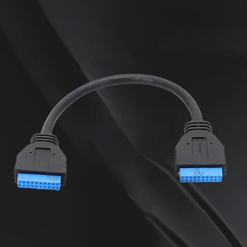 19-контактный концентратор USB 3.0 С чипом и модульной конструкцией кабеля для быстрой передачи данных 