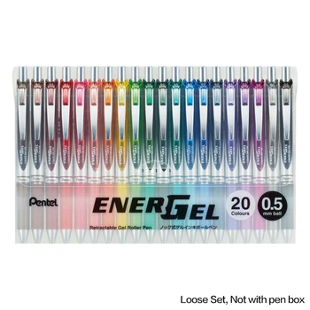 1шт Pentel EnerGel RTX True Colors Гелевая Ручка 0,5 мм Быстросохнущий Гель Для Гладкого Письма Япония Стационарные Офисные Аксессуары Bln75 77