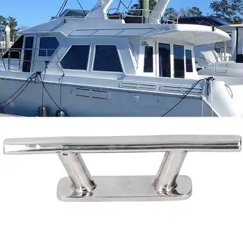 200 мм/8 дюймов Швартовная Планка Из Нержавеющей Стали Эллиптического Трубчатого Типа Док-Палубный Трос для Лодки Yacht RV Boat Швартовная Планка