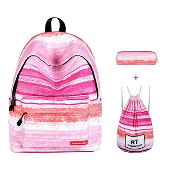 2023 Новый Черно-белый школьный ранец Унисекс, повседневный рюкзак, легкая Женская сумка, школьные сумки для девочек-подростков, мальчиков, колледжей