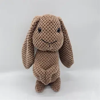 28 см Вязание крючком Куклы-кролики ручной работы Baby kawaii Bunny Мягкие игрушки Детская Спящая Кукла для девочек BoysRoom Decor
