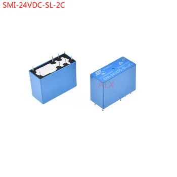 2ШТ реле питания SMI-24VDC-SL-2C 5a 250VAC/30VDC 8pin 24V realys