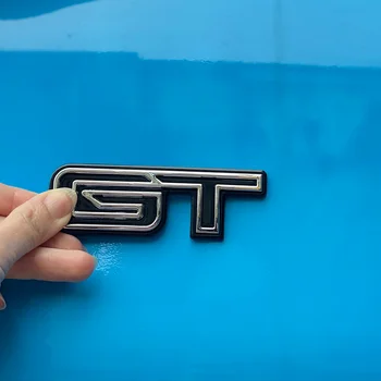 3D Наклейка с Логотипом GT для Ford Mustang Mach-E Дверь Багажника GT Цинковый Сплав Креативная Эмблема Значок Наклейки Модификация Автомобиля Аксессуары