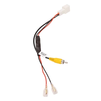 3X4-контактный кабель для крепления камеры заднего вида автомобиля, жгут проводов, штекер-адаптер, подходит для Toyota