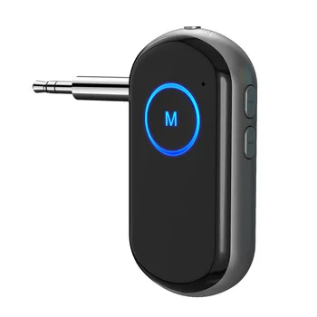 Bluetooth-совместимый Автомобильный Комплект 5.0 Ресивера Mini USB 3.5 ММ Jack AUX Audio Auto MP3 Music Dongle Адаптер для Беспроводного FM-Радио Автомобиля