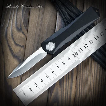 Manticore X Mini Manticore S Knife Портативные Карманные Ножи EDC Tactical OTF Tech Knife D2 Steel Снаряжение для Самообороны A38 Черный