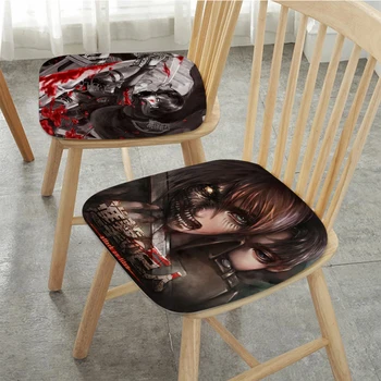 MINISO Attackin На Titan Art Подушка для обеденного стула Круглое Декоративное сиденье для офисного стола, коврик для сиденья табурета