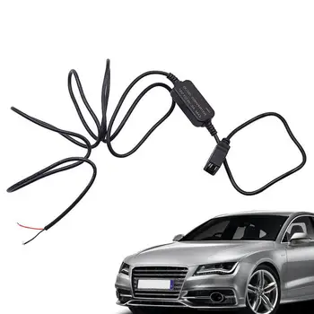 USB порт прикуриватель Источник питания для камеры телефона Автомобильный GPS преобразователь 12 В 5 В Автомобильное жесткое зарядное устройство с одним зарядным кабелем