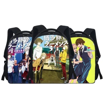 Аниме Детские школьные сумки Hakata Tonkotsu Ramens Back to School Маленькие Детские школьные сумки на молнии Детские рюкзаки для начальной школы