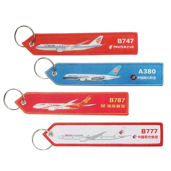 Брелок для ключей китайской авиакомпании, бирка для дорожной сумки, подарок для пилота с изображением самолета для пилота летного экипажа, летчика