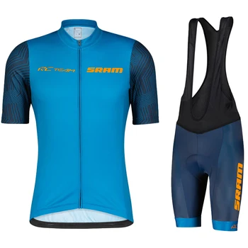 Велосипедная Майка ODLO SRAM New Team Men Cycling Set Одежда для горных велосипедов sirocoing Racing Велосипедная одежда Дышащий костюм