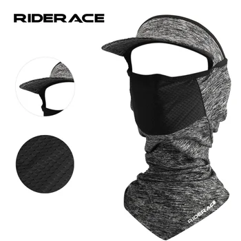 Велосипедная маска для лица, летняя защита от солнца, Ледяной шелк, шапочка для волос, велосипедный шлем, подкладка для верховой езды, рыбалка, бег