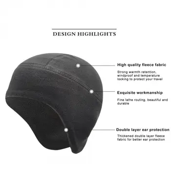 Ветрозащитная уличная шапка с защитой ушей, легкая велосипедная кепка 2023 Теплая лыжная кепка, лыжное снаряжение, высококачественное велосипедное снаряжение