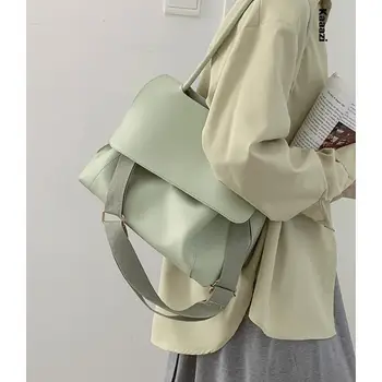 Дизайнерская сумка через плечо большой емкости, новинка 2023 года, женская универсальная модная сумка через плечо для почтальона, Роскошная повседневная кожаная сумка