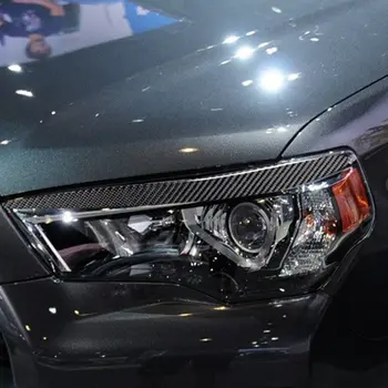 Для Toyota 4Runner 2010-2021 Фары Веки Свет лампы Украшение бровей Наклейка накладка автомобиля Внешние Аксессуары