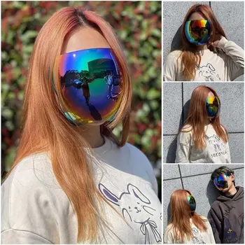 Защитные защитные очки Солнцезащитные очки Прозрачная защитная маска от запотевания и брызг, полностью закрывающая лицо, защитные солнцезащитные очки