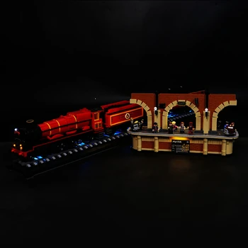 Комплект радиоуправляемой светодиодной подсветки для игрушки LEGO 76405 Express Collectors' Edition Building Blocks Bricks (только светодиодная подсветка, модель без блоков)