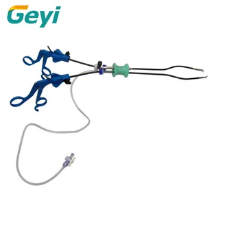 Лапароскопический инструмент производства Geyi для SILS, однопортовый троакар, гибкие щипцы S-образной формы для малоинвазивной хирургии