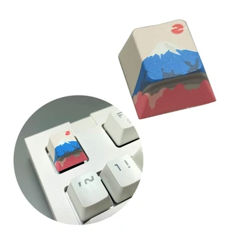 Механическая клавиша клавиатуры PBT Personality R4 с креплением на крышке Fuji Dye Sub