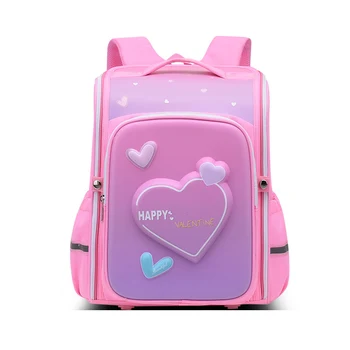 Милые школьные сумки для девочек, детский рюкзак для начальной школы, прекрасный розовый школьный рюкзак принцессы с принтом для мальчиков и девочек, детские сумки для книг Mochila Escolar
