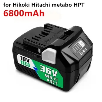 Модернизированный Многовольтный Литий-ионный аккумулятор 18 В/36 В 3,8 Ач/6,8 Ач для Аккумуляторных инструментов Hikoki Hitachi metabo HPT 18V 36V, BSL36A18