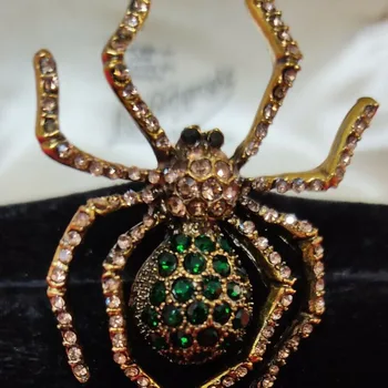 Модная брошь в виде паука в виде животного с персонализированным корсажем