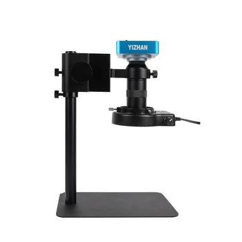 Монокулярный микроскоп USB 38MP 130X объектив C-mount со светодиодной подсветкой, Цифровой микроскоп с портом HD-MI для ремонта печатных плат