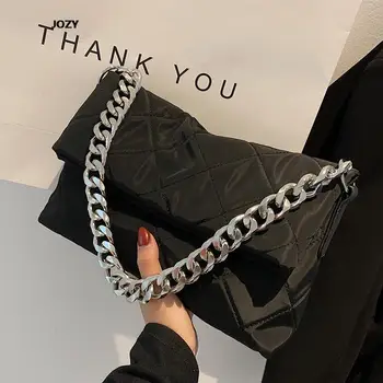 Новая роскошная дизайнерская сумка через плечо на цепочке 2023, летняя модная повседневная женская сумка через плечо, классический Простой стиль, модная женская сумка