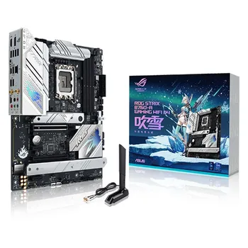 Новый Asus ROG STRIX B760-A GAMING WIFI D4 Белая Материнская плата с разъемом LGA1700 для процессора Intel B760 Core i5 i7 i9 12-го 13-го поколения