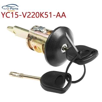 Новый YC15-V220K51-AA с 2 Ключами для Замка Передней Правой Двери Автомобиля Ford Transit MK6 2000-2006 MK7 2006-2014 YC15V220K51AA