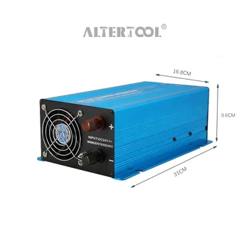 Новый продукт Altertool, прямые продажи с фабрики, 1000 Вт чистый синусоидальный солнечный инвертор со светодиодным цифровым дисплеем
