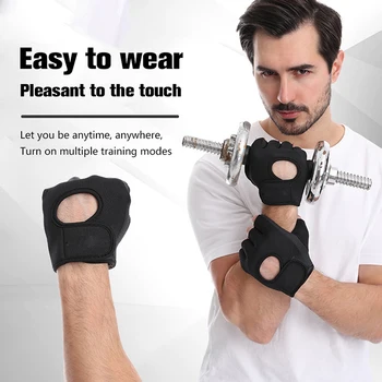 Перчатки для тренировок в тренажерном зале, для мужчин, для женщин, для бодибилдинга, нескользящие перчатки на полпальца, Мужские спортивные перчатки для поддержки запястий