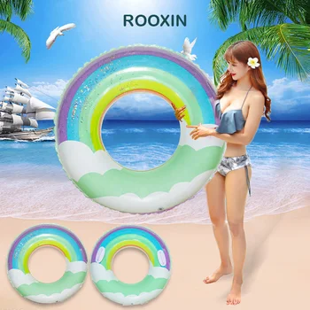 Плавательные поплавки ROOXIN для детей, надувные игрушки, кольцо для плавания, поплавок для взрослых, круг для плавания, оборудование для водных игр в бассейне