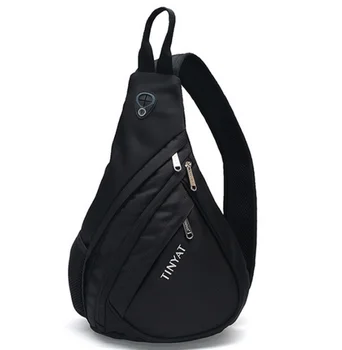 по DHL или EMS 20шт Модная мужская функциональная многослойная сумка, крутая повседневная нагрудная сумка, внешняя сумка-мессенджер большой емкости