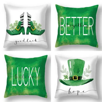 Популярная серия супер мягких подушек St. Patrick holiday от производителя, прямые продажи, многоцветные варианты