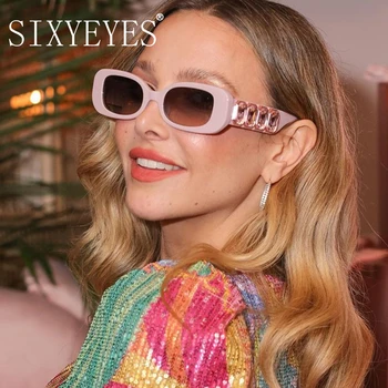 Роскошные солнцезащитные очки в форме прямоугольника с бриллиантами Для женщин и мужчин, Модные брендовые дизайнерские солнцезащитные очки со стразами, квадратные очки с кристаллами, очки Oculos