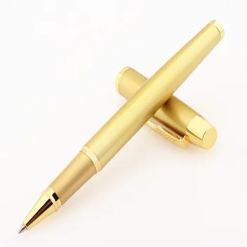 Роскошные тяжелые ручки высокого качества 8007 Golden student office канцелярские принадлежности с шариками-роллерами
