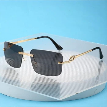 Солнцезащитные очки для мужчин за рулем Металлические квадратные роскошные очки оптом 567