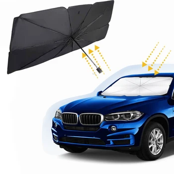 Солнцезащитный козырек для автомобиля, солнцезащитный козырек на лобовое стекло, Зонт, солнцезащитный козырек для автомобиля, теплоизоляция переднего стекла, защита интерьера.