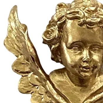 Статуэтки Ангелов Настенная скульптура из смолы Миниатюрная очаровательная фигурка Херувима для украшения дома на годовщину Коллекционирования
