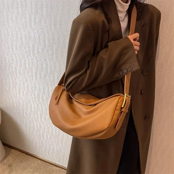 Сумки через плечо для женщин 2023, кожаная дизайнерская дорожная сумка через плечо большой емкости, сумки