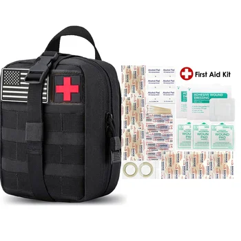 Тактические аптечки первой помощи Военная сумка Molle с наборами неотложной медицинской помощи Для путешествий на открытом воздухе, охоты, кемпинга, набора для выживания EDC bag