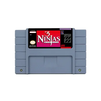 Экшн-игра 3 Ninjas Kick Back для SNES 16 BitRetro Cart в подарок детям